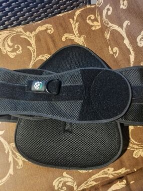 Adult Black Support Belt with Velcro Strap